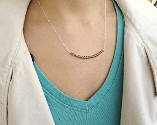 Efytal 19Th Birthday Gifts For Women, Girls Sterling Silver Necklace For Her, 19 Beads For 19 Year Old Girl, Jewelry Gift Idea #TOP1