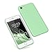 kwmobile Case Compatible with Apple iPhone SE (2022) / SE (2020) / 8/7 Case - Protective Slim TPU Phone Cover - Soft Matte Finish - Mint Matte