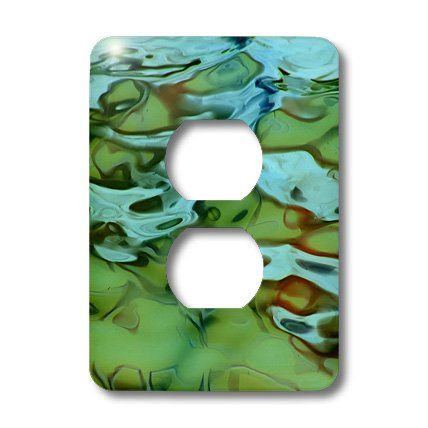 Image du couvercle contemporain mossy green 3dRose lsp_174590_6 finition haut de gamme