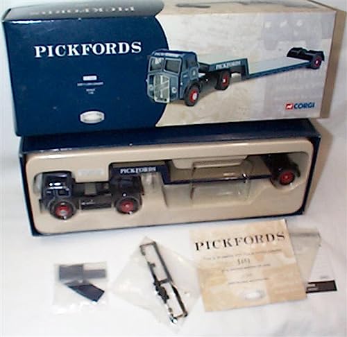 Image of corgi classics ERF V Low Loader Pickfords truck 1:50 scale limited edition diecast model