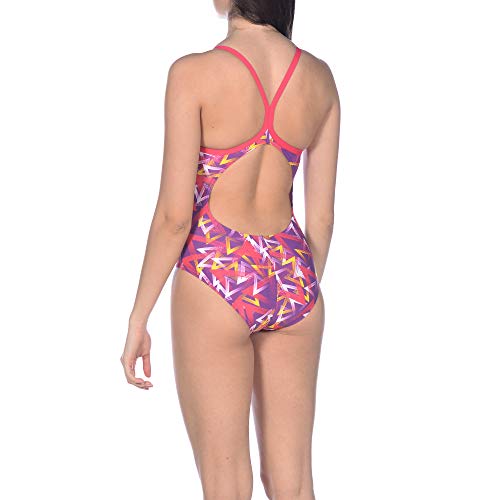 Image of Arena Women's Standard Country Flags Light Drop Back MaxLife One Piece Swimsuit