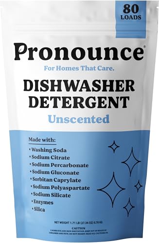 Pronounce Dishwasher Detergent Powder - Cleaner...