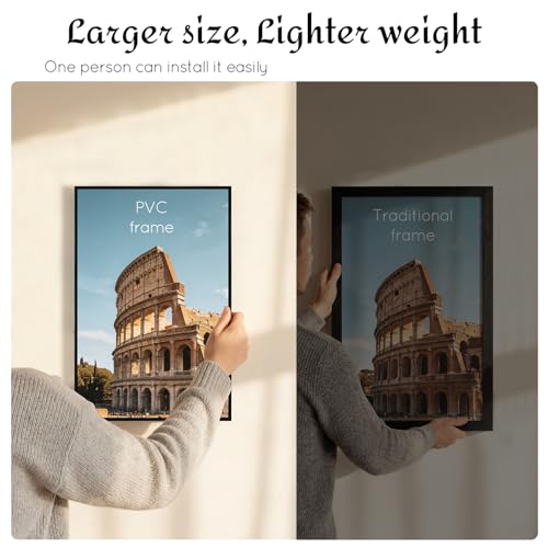 Image of QUTREY 11x17 Picture Frame 6 Packs, Black Frames 11x17 for Wall Mounting, Display 11 x 17 Posters, Photos & Art Prints Vertically or Horizontally