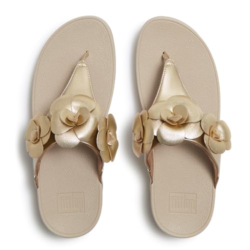 Image of FitFlop Lulu Flower Toe-post Sandals