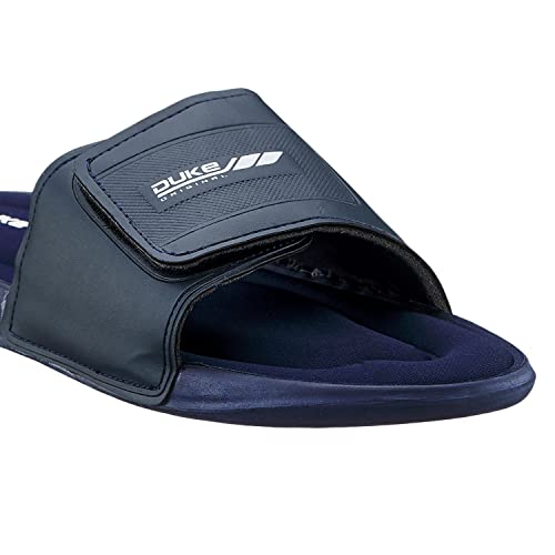 Image of Duke mens Fwc6094-navy Slipper