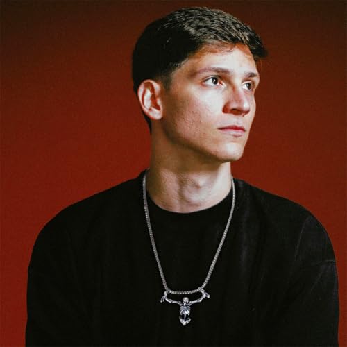 Skull Skeleton Necklace Gothic Jewelry for Men and Women, Gothic Necklace Accessories,Punk Rock Skull Pendent3