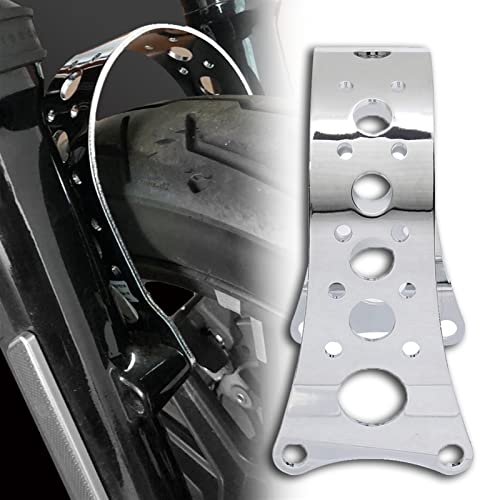 Fourche avant moto custom stabilisateur chrome Sportster XL 883 Dyna 1200 FXR FXD