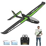 volantexrc RC Plane, 4CH Remote Control Glider Airplane RTF with 6-Axis Gyro, 3 Modes & Aerobatics Easy to Fly, 2.4GHz Radio Controlled Aircraft for Beginners& Adults, Ranger600 Stunt, Black