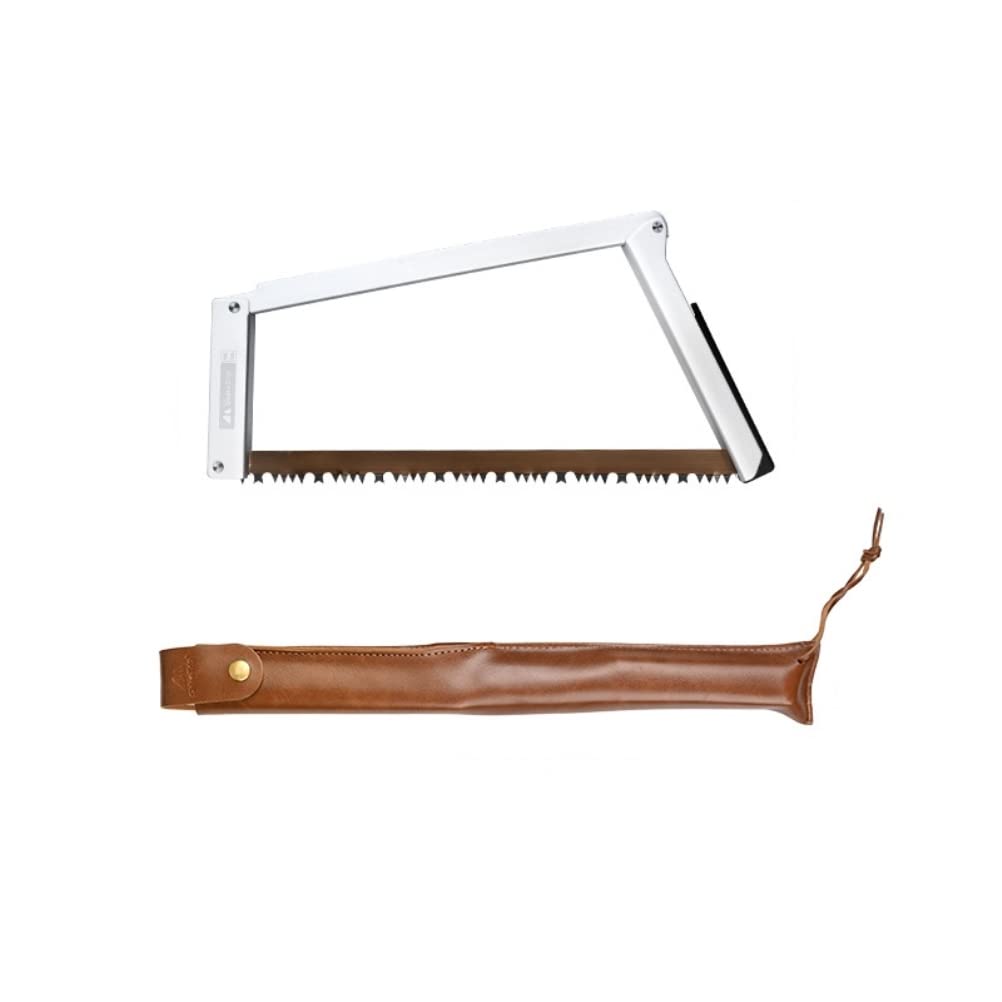 Scie de camping portable pliable multifonction rectangulaire pour l'extérieur, camping, survie, travail du bois