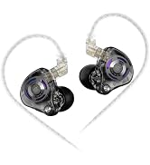 KZ Gale イヤモニ ゲーミンクイヤホン 有線イヤホン HIFI音質 超リニアダイナミックドライバー カナル型 ノイズキャンセリング/低音強化/サウンドと豊かな低域 快適な装着感 人間工学 ...