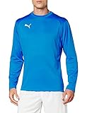 PUMA Herren LIGA Training Sweat Sweatshirt, Electric Blue Lemonade White, XL
