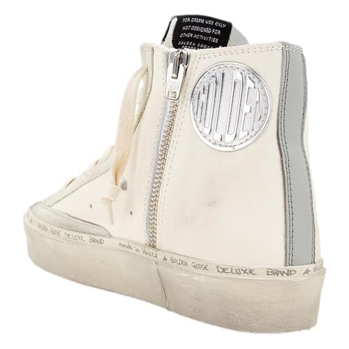 Image of Golden Goose Women's Hi Francy Nappa and Suede Upper Glitter Star Leather List