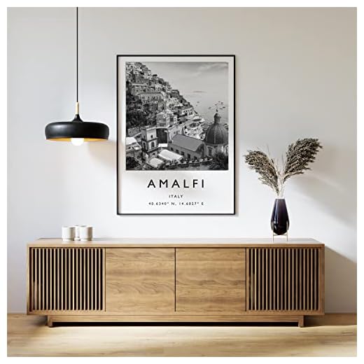 Amalfi Wall Print, Amalfi Italy Wall Art, Italy Wall Print, Travel Art, Wall Art, Black And White, Travel, Amalfi photo. 200