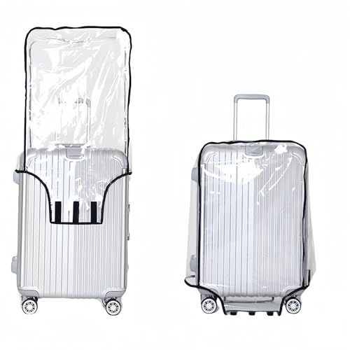 Suitcase Cover Protectors Clear PVC Luggage Cover for Wheeled Suitcase Waterproof Travel Suitcase Cover (24