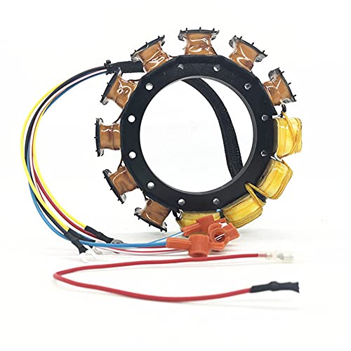 Motoceo Stator For Mercury Outboard 16Amp 135 140 150 175 200 220 225Hp 1981-1993 2Stroke 6Cyl 174-5456-16 398-5454A11 398-5454A15 398-5454A16 398-5454A30 398-5454A31 398-5454A32 398-5454A34 Inline #TOP2