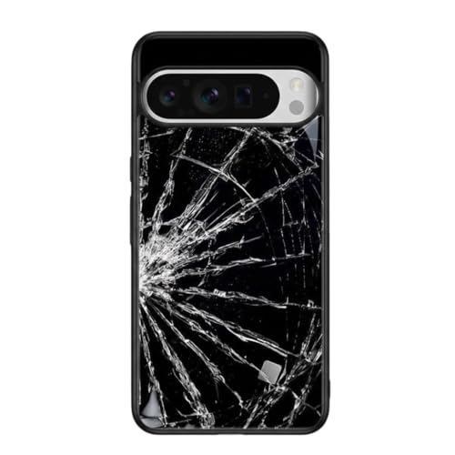 Image of MILLION CASES Broken Fear Spectra Case for Google Pixel 8a, Google Pixel 8a Back Cover Case(2024) - PC | Midnight Black