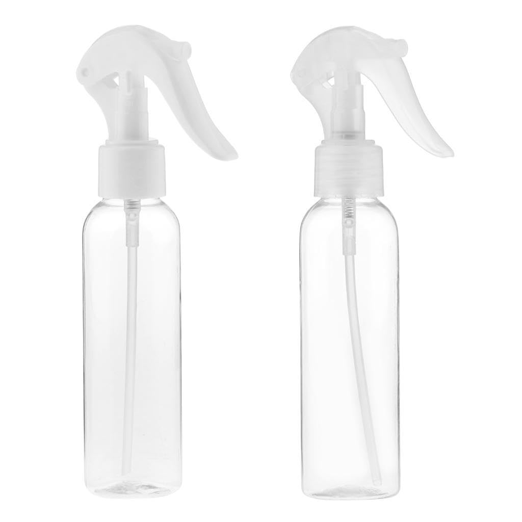 CYDZSRA Empty Spray Containers Set With Trigger Sprayer Makeup And Ensuring Storage Set Of 2 Makeup Trigger Sprayer Bottle Empty Travel Spray Containers Refillable. Bottles Can, 150ml