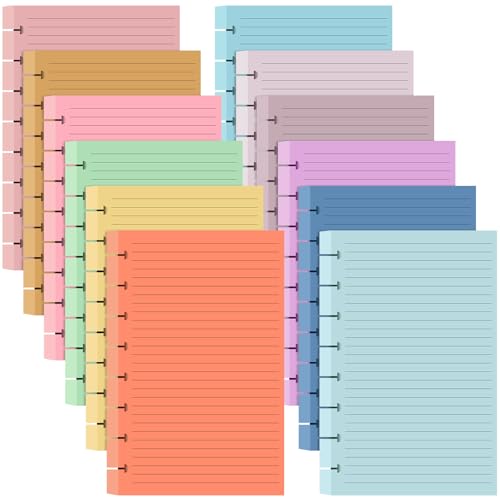 Recharges de 600 feuilles lignées format demi-lettre A5 PerKoop à 8 disques