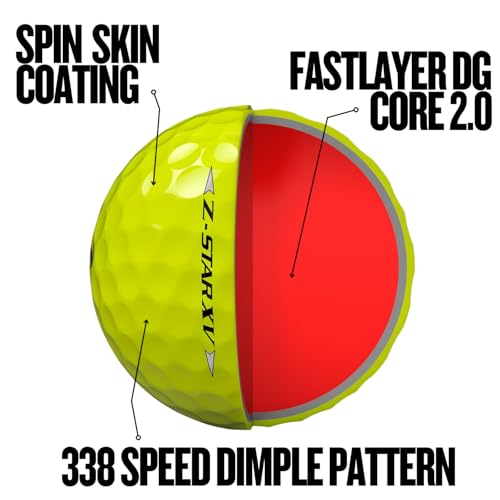 Srixon Z-Star XV Premium Golf Balls for Distance