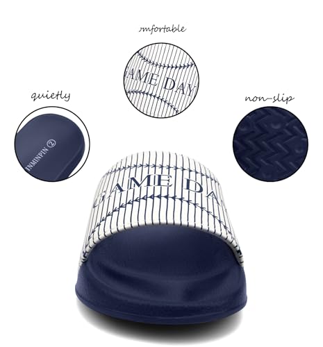 INMINPIN Kids Boys Girls Ball Sprots Slides Sandals Ultra Comfortable Beach Pool Shower Shoes House Slide Indoor Outdoor for Sports Fan2