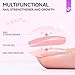 Nail Repair for Damaged NailsProtein: Pink 6 in 1 Natural Nail Strengthener and Growth - Long Lasting Nail Hardener Extra Strong and Growth - Nail Strengthener for Thin Nails and Growth