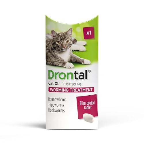 Drontal Wormer XL Tablets for Large Cats (Over 4kg) x 1 Tablet
