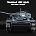 SVERTIBO Henglong 1:16 German Panzer III Type L RC Midium Tank, 2.4Ghz Remote Control Metal Tank for Adults Model Toy (Professional Version)