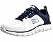 Produktbild Skechers Herren Spur breiter Sneaker, Off-White Engineered Mesh PU Navy Trim, 46 EU