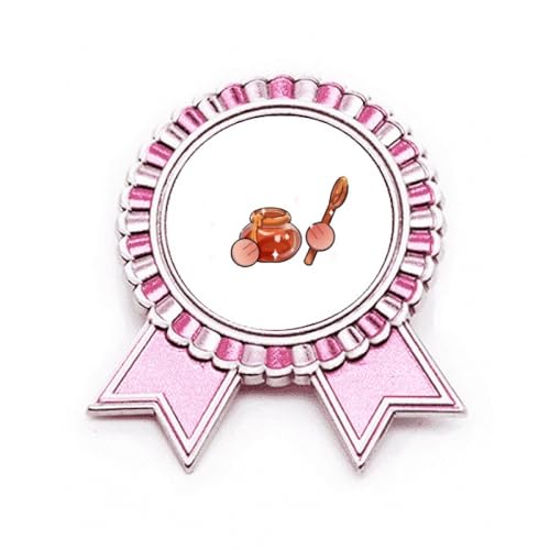 Broche rose Canada hy food métal taille M au design soigné et finitions durables