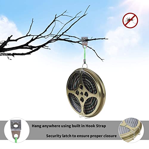 Portable Incense Coil Holder - Citronella Incense Coil Burner For Outdoor Use, Camping,Patio, Hiking, Etc #TOP3