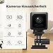 Mini Kamera, 4K HD Überwachungskamera Innen, WLAN Überwachungskamera Innen Für Live Übertragung Handy APP, WiFi Camera Nachtsichtkamera mit Bewegungsmelder/Lange Batterielaufzeit/Cloud-Spei...