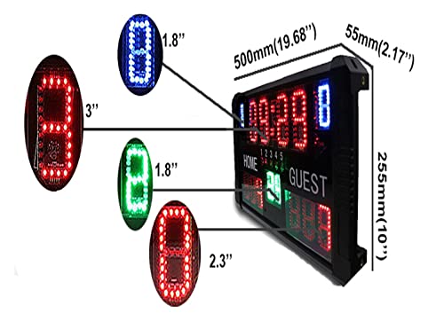 Marcador Electrónico Multideporte LED con Control Remoto miniatura 2