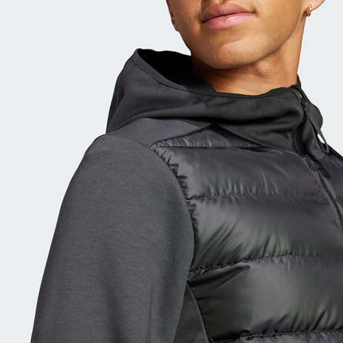 adidas Men's Essentials Hybrid Down Hooded Jacket3
