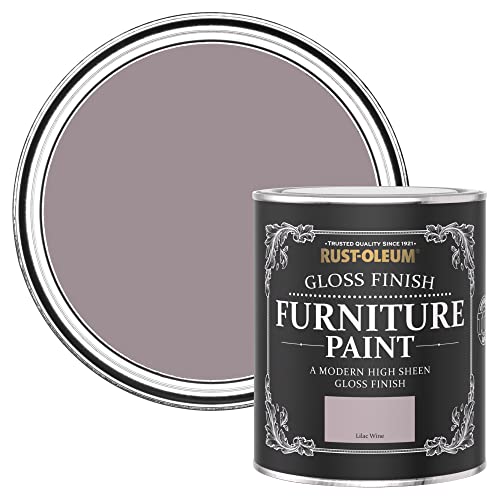 Rust-Oleum Purple Furniture & Skirting Board Paint in Gloss Finish - Lilac Wine 750ml