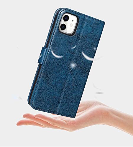 Étui portefeuille cuir iPhone 11 Pro Max marron anti-rayures - 6