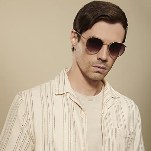 VINCENT CHASE EYEWEAR | Full Rim Hexagonal Branded Latest and Stylish Sunglasses | 100% UV Protected | Men & Women | Small | VC S13984 - Pack of 1 - Image 6