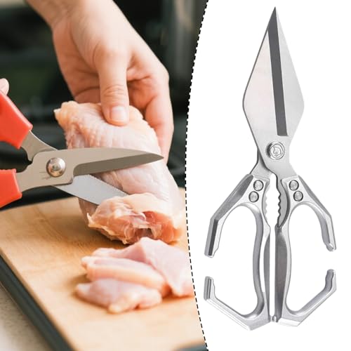 Tijeras de cocina para alimentos ideales para asado, pescado y repostería 4