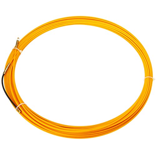 Lopbinte 20M 3Mm Dispositivo de Guía Cable Eléctrico de Fibra de Vidrio Tiradores de Presión Conducto de Serpiente Rodder Cable de Cinta de Pescado thumbnail