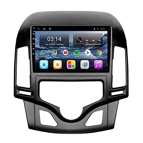 WY-CAR 9-Zoll-Touchscreen-Auto-Stereo-Multimedia-Player Für Hyundai I30 2006-2011, FM/Bluetooth/WiFi/Lenkradsteuerung/GPS-Navigation/Rückansicht-Kamera,8 core-4G+WiFi: 2+32G