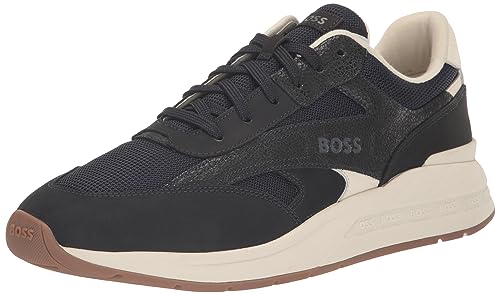 BOSS Men's Kurt Casual Leather Sporty Sneaker