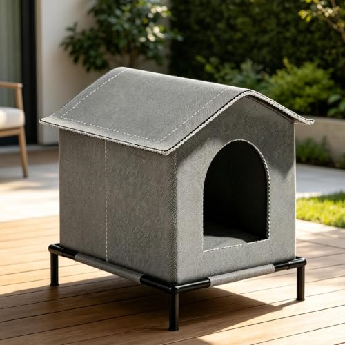 Refugio portátil plegable para gatitos con base impermeable 4