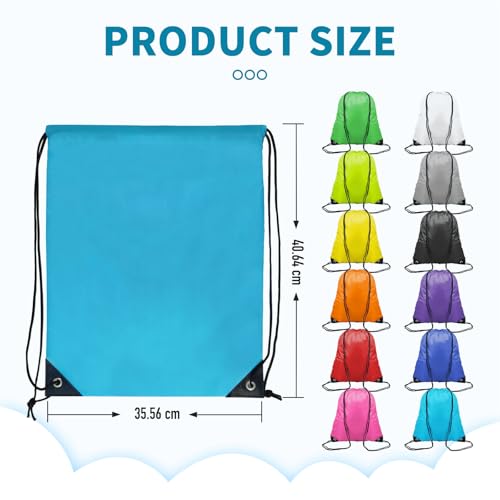 120pcs 12color Drawstring Bags Bulk, Drawstring Backpack Bulk DrawstringBags Draw String Bags Pack Bulk Draw String Back Bag String Backpack Gym Drawstring Bags Diy Gym Sports Storage Travel2