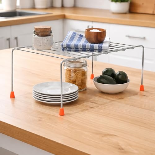 Image of Namani Spice Rack Stainless Steel Combo Kitchen Bed Rack Kitchen Pantry Storage Organizer Shelves, Dish Rack, Countertop Organizer (2)