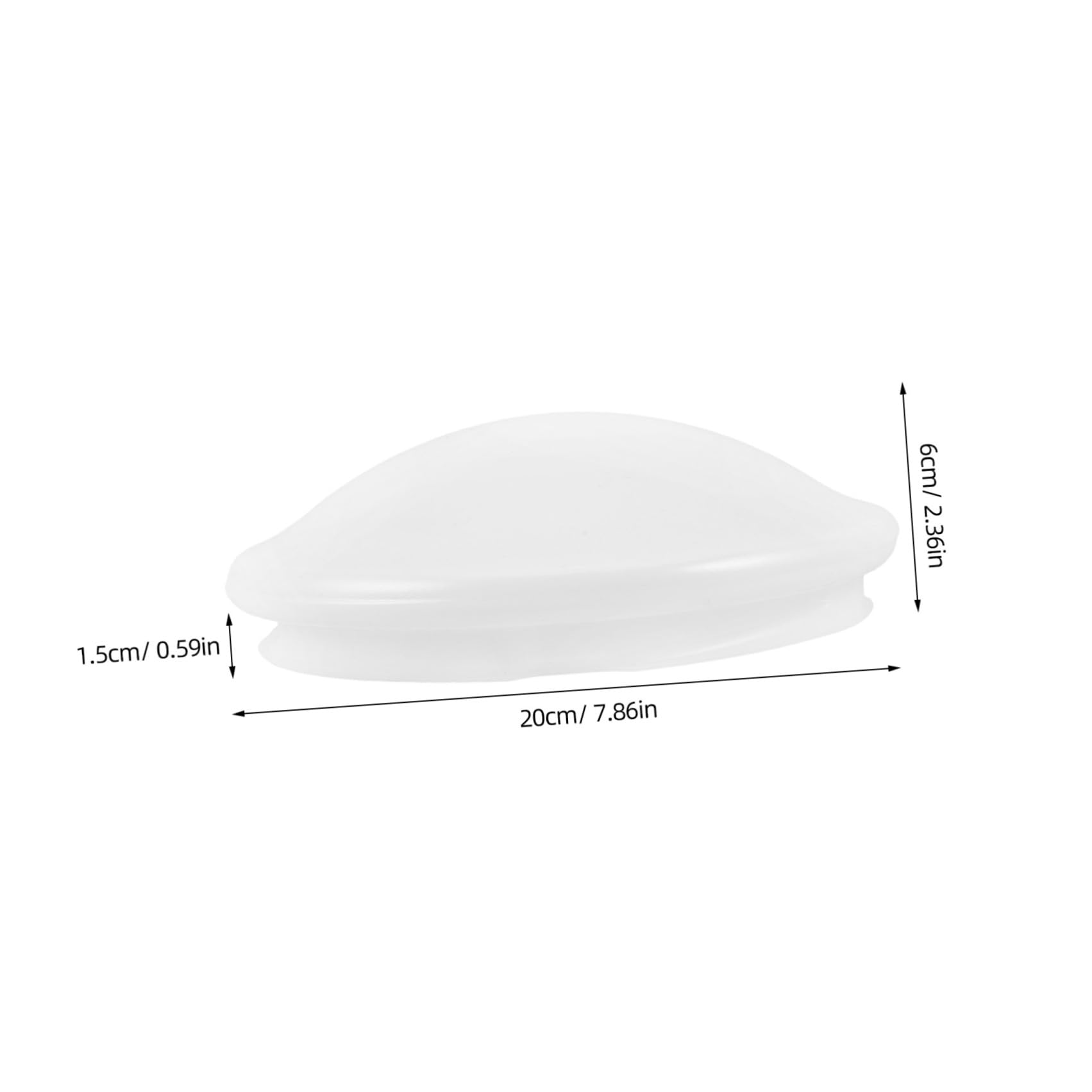Cubierta de Repuesto para Ventilador de Techo, Pantalla Acrílica Transparente de 19 Cm de Diámetro y 1.5 Cm de Altura, Tulipa para Lámpara de Ventilador en Dormitorio, Sala