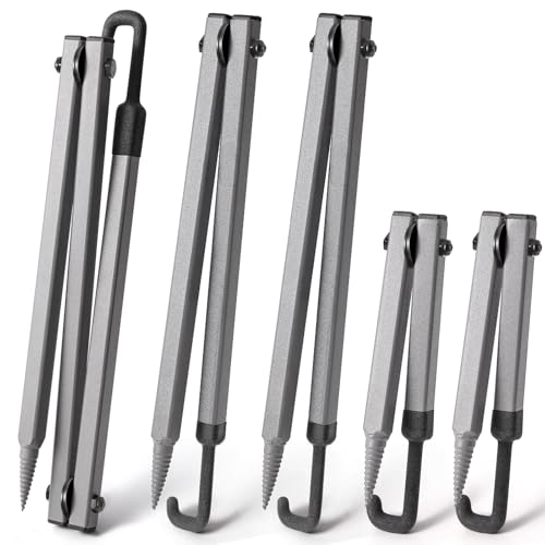 Sadnyy 5 Pcs Tree Stand Bow Hanger Hunting Accessories Bow Stand Climbing Outfitters Hanger for Hunting Archery Outdoors Sports (13