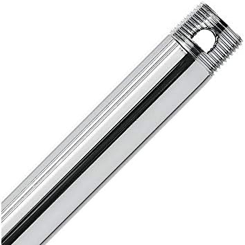 Monte Carlo Fans DR60CH Monte Carlo Fans-Accessory-Ceiling Fan Downrod for Monte Carlo Brand Fans, Down Rod Length: 60 Inch, Finish Color: Chrome