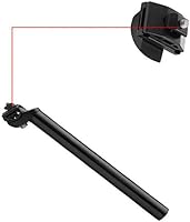 Vista 2 de Tija de sillín de aleación de 1.071 x 11.811 in bicicleta bicicleta aleación aluminio asiento post con micro ajuste abrazadera