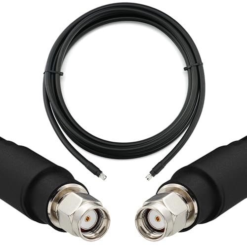 Câble coaxial RPSMA mâle à mâle 8D-FB de 3m extension antenne WiFi à faible perte