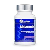 CanPrev Pure Melatonin 3 mg Sustained-Release, 60 Vegan Caps 60-Day Supply - Supports Restful & Extended Sleep Management, Travel Adjustments & Natural Sleep Rhythm - Melatonin Supplement for Adults