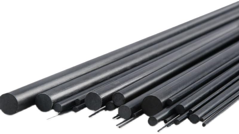 10pcs~1pcs Solid Carbon Fiber Rod 18mm 14mm 12mm 8mm 3mm Reinforcement Rod High Strength Light Weight For DIY Length 250mm 500mm(10x250mm 1pcs)